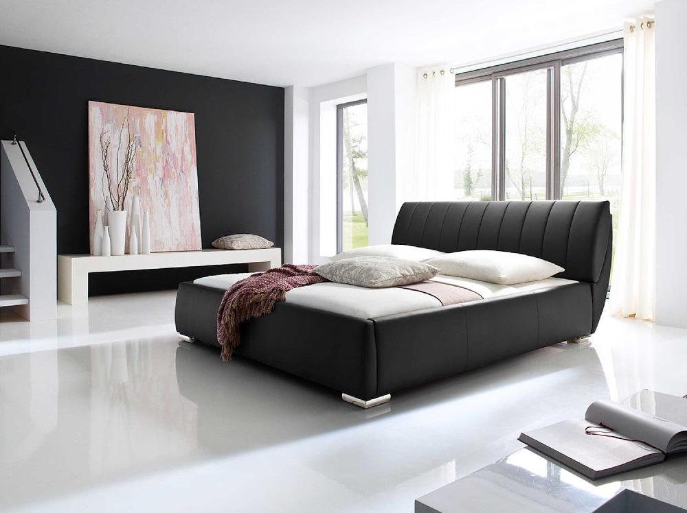 Emob Bed Met Opbergruimte Davos 200x200 Kingsize - Zwart