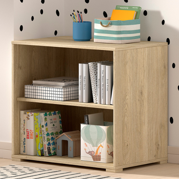 emob Boekenkast Sam 68x43x62cm - met 1 legplank - eikdecor