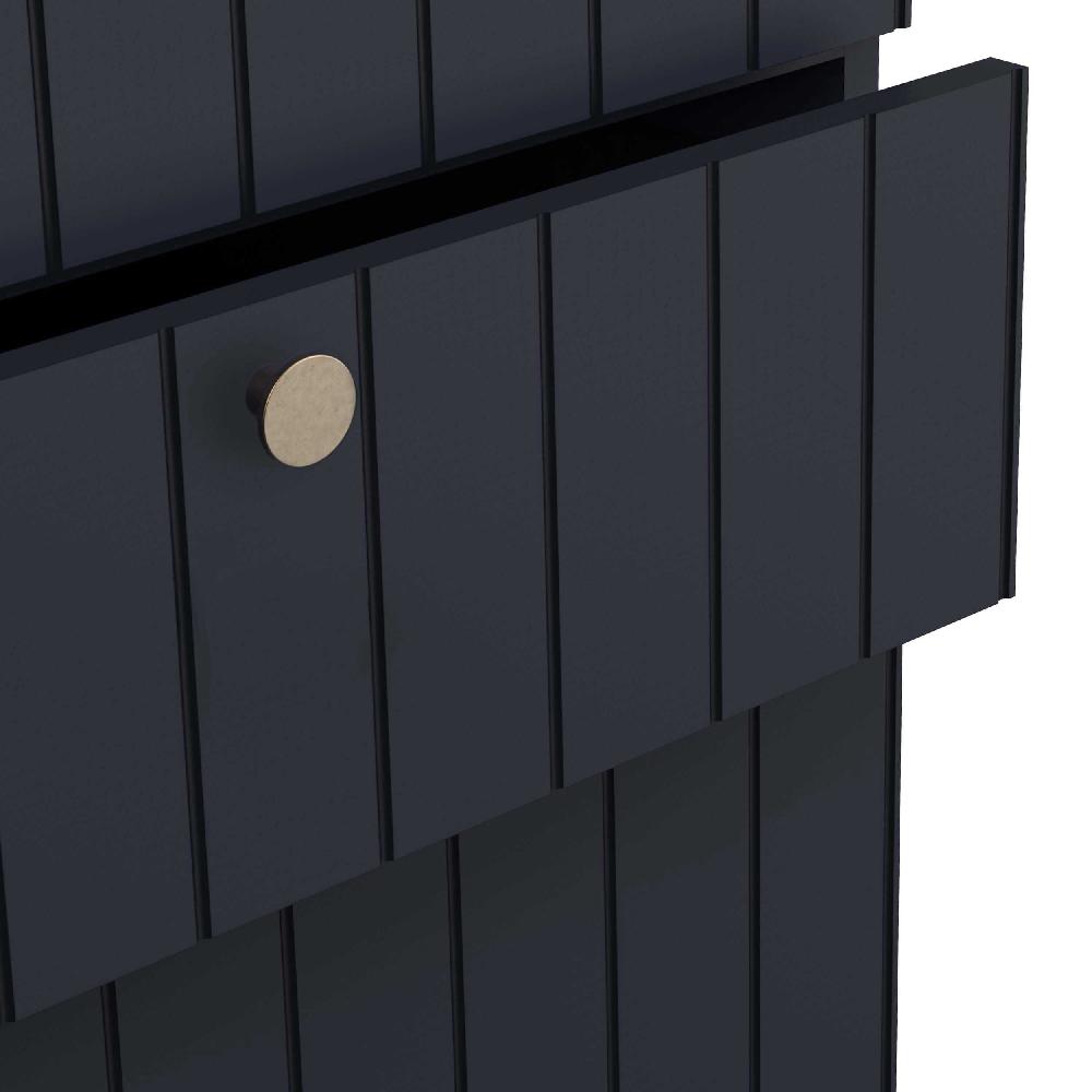 Emob Buffetkast Chester - 4 Deuren & 1 Lade - Indigo/marmer