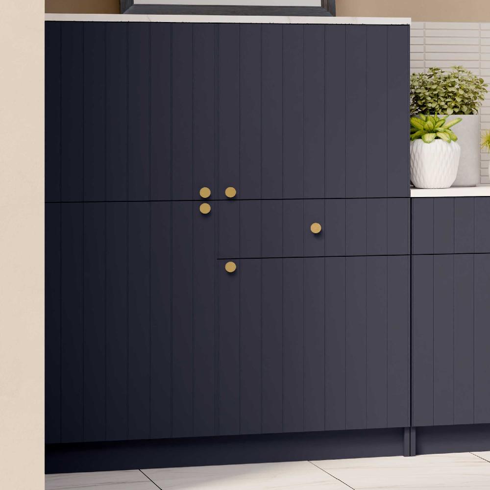 emob Buffetkast Chester - 4 deuren & 1 lade - indigo/marmer