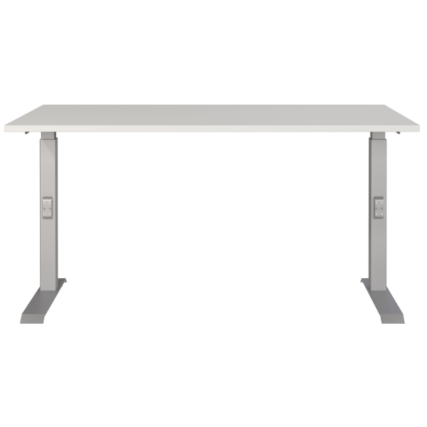 Emob Bureau Cornel - 140x80x91cm - Verstelbaar - Lichtgrijs