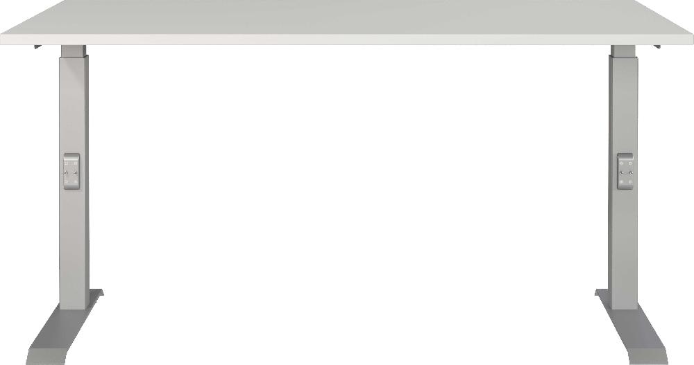 Emob Bureau Cornel - 140x80x91cm - Verstelbaar - Lichtgrijs