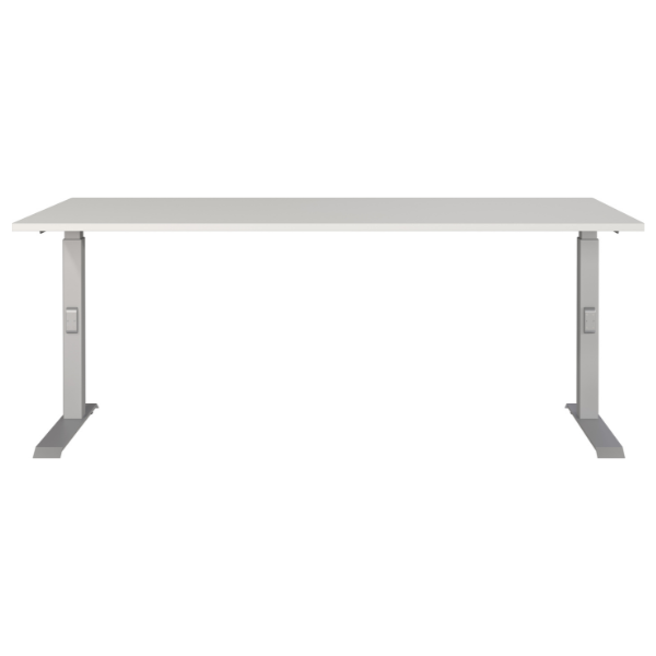 Emob Bureau Cornel - 180x80x91cm - Verstelbaar - Lichtgrijs