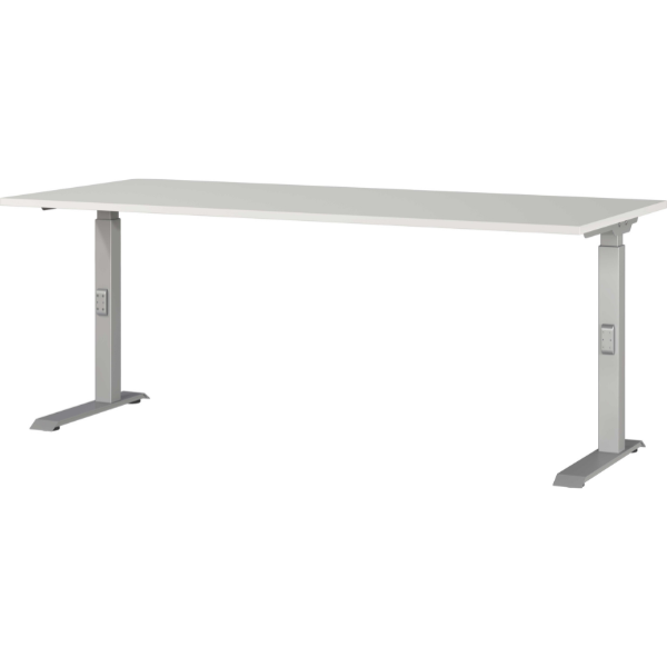 emob Bureau Cornel - 180x80x91cm - verstelbaar - lichtgrijs