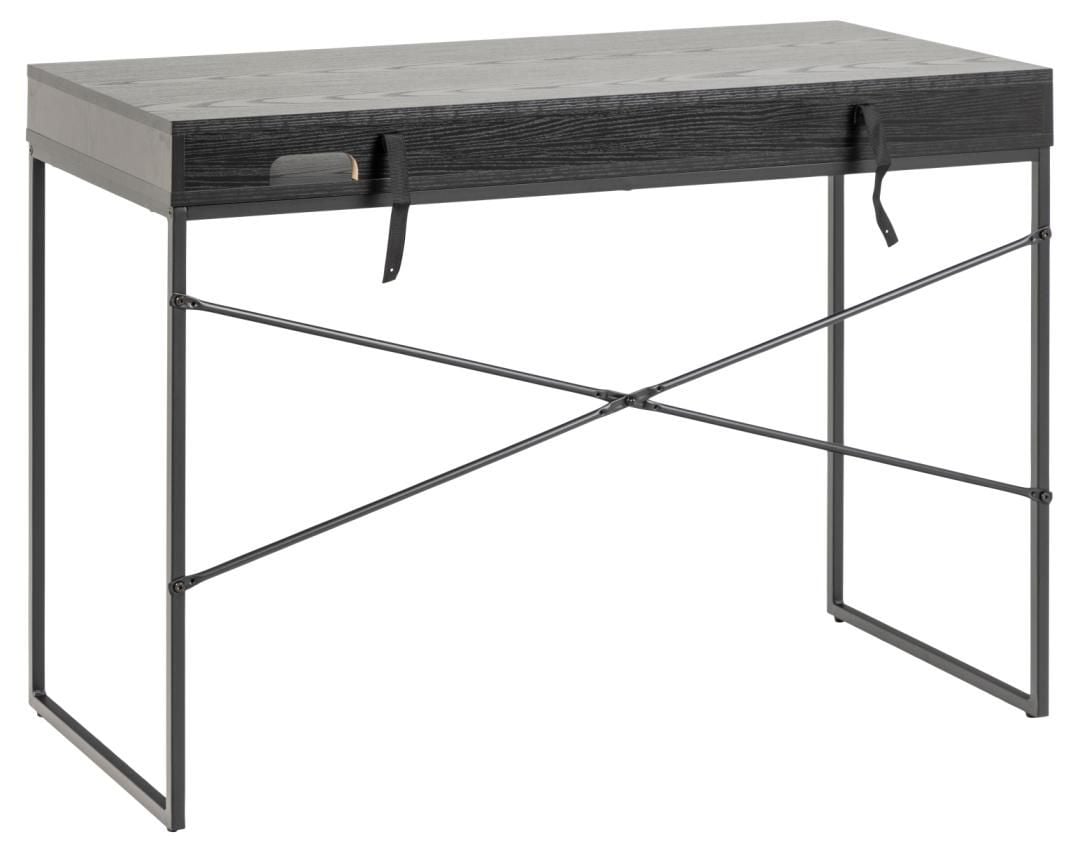 Emob Bureau Dover 110cm - Met Opberglade - Zwart Esdecor