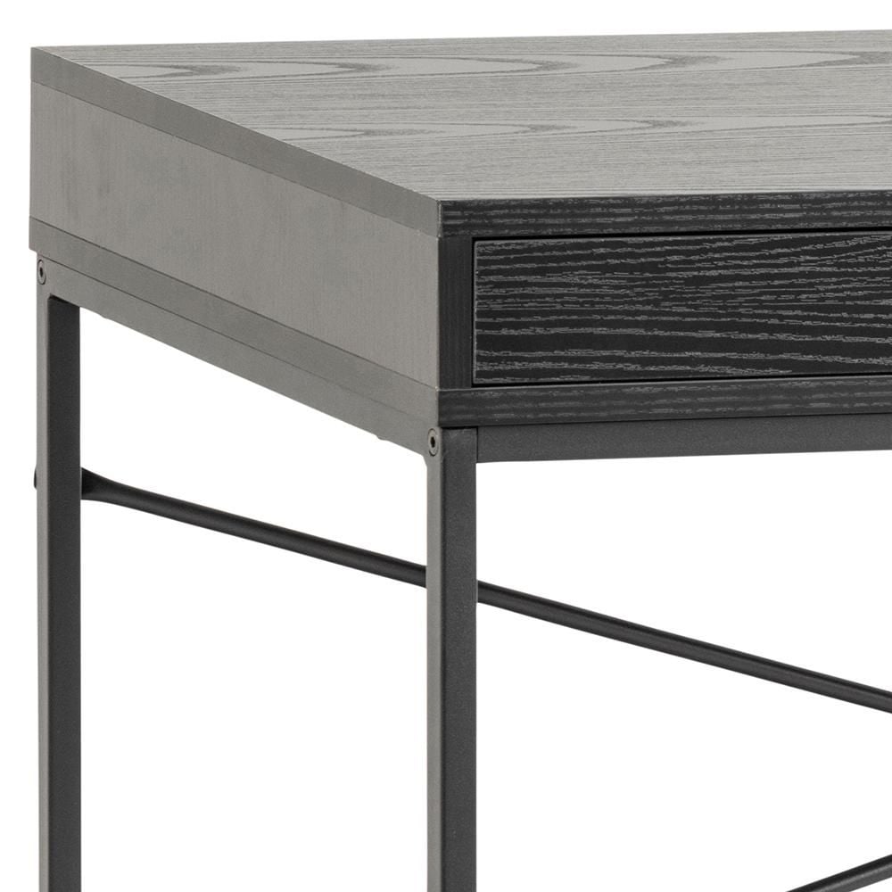 Emob Bureau Dover 110cm - Met Opberglade - Zwart Esdecor