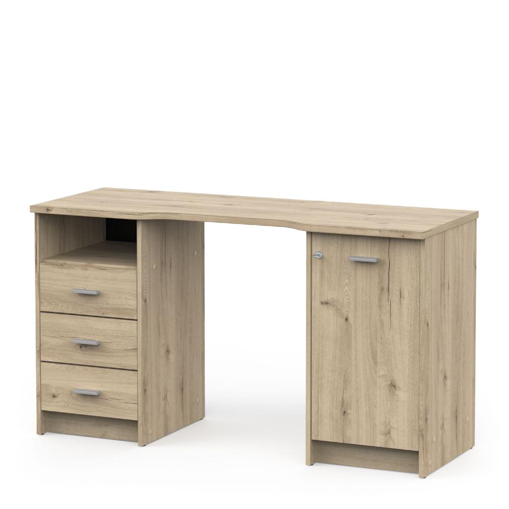 Emob Bureau Mao - 48 40x132 20x73 90 Cm - Bruin/Kronberg Eik
