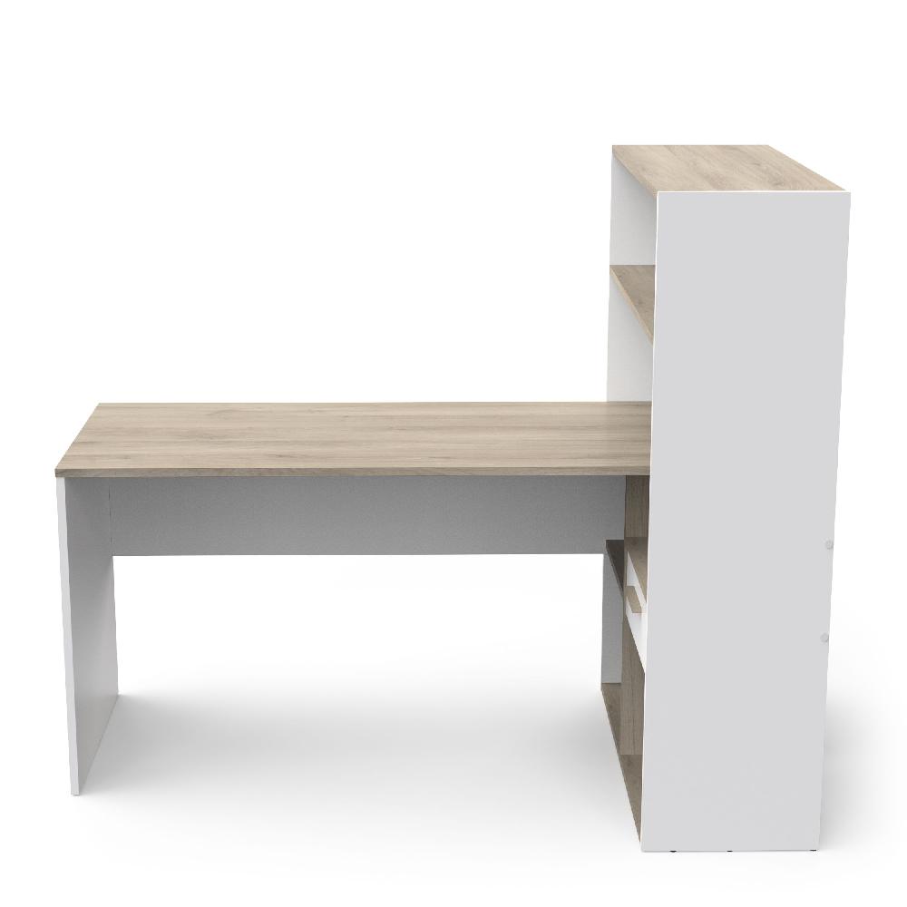 Emob Bureau State - 906x156 10x133 40 Cm - Wit/spaanplaat