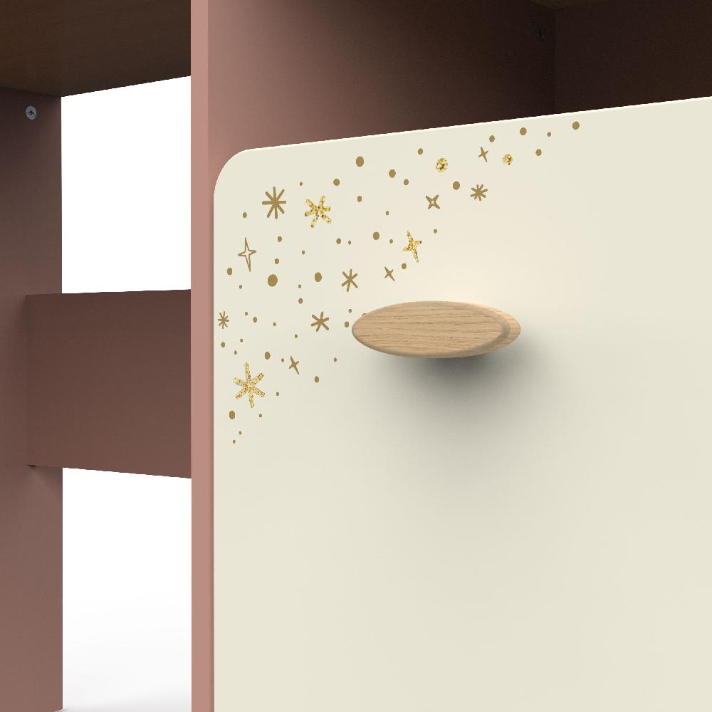 Emob Bureau Suzie - 44 90x106 60x87 70 Cm - Roze/spaanplaat