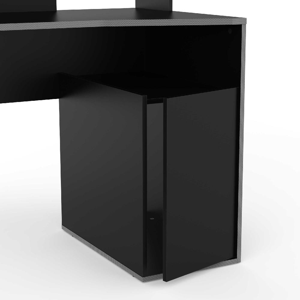 Emob Bureau Tedy - 67 10x158 20x94 Cm - Zwart/spaanplaat
