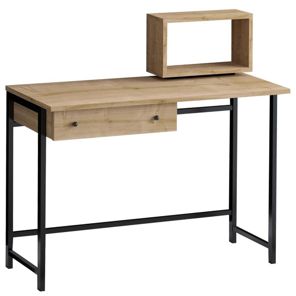 Emob Bureau Woody Fashion - 100x45x74cm - Met Lade - Eikdecor