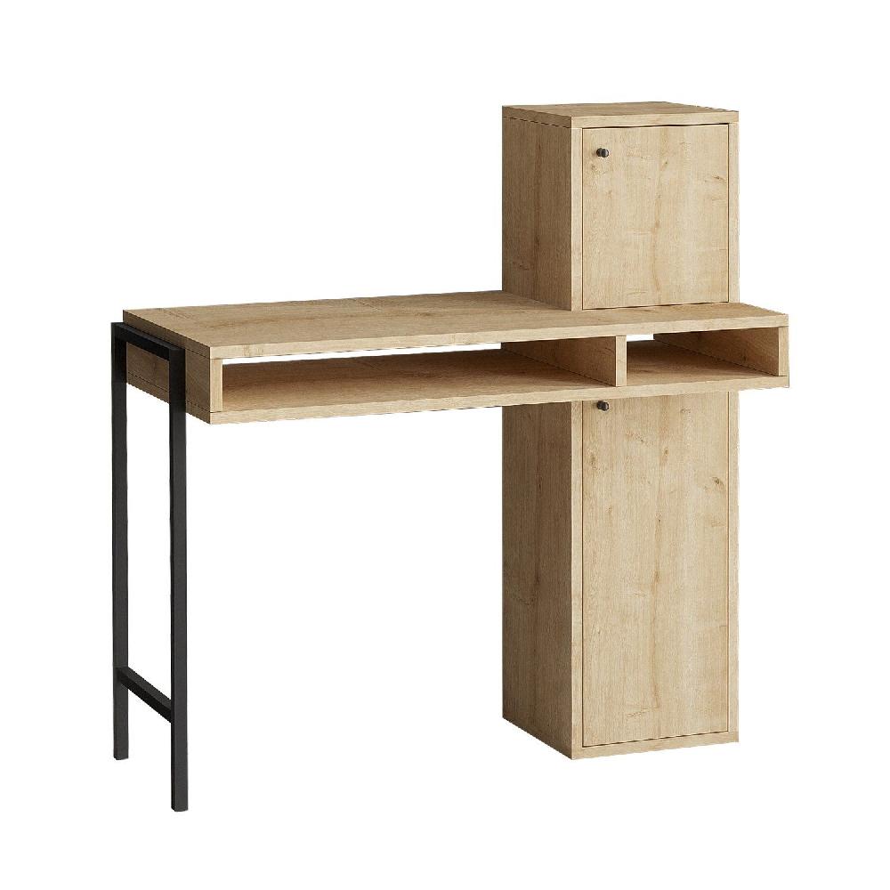 Emob Bureau Woody Fashion - 102x45x106cm - Met Opbergruimte - Eikdecor