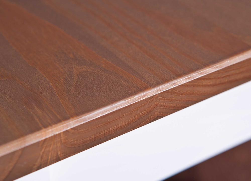 Emob Eettafel Westerland 160x90cm Landelijk - Wit/bruin