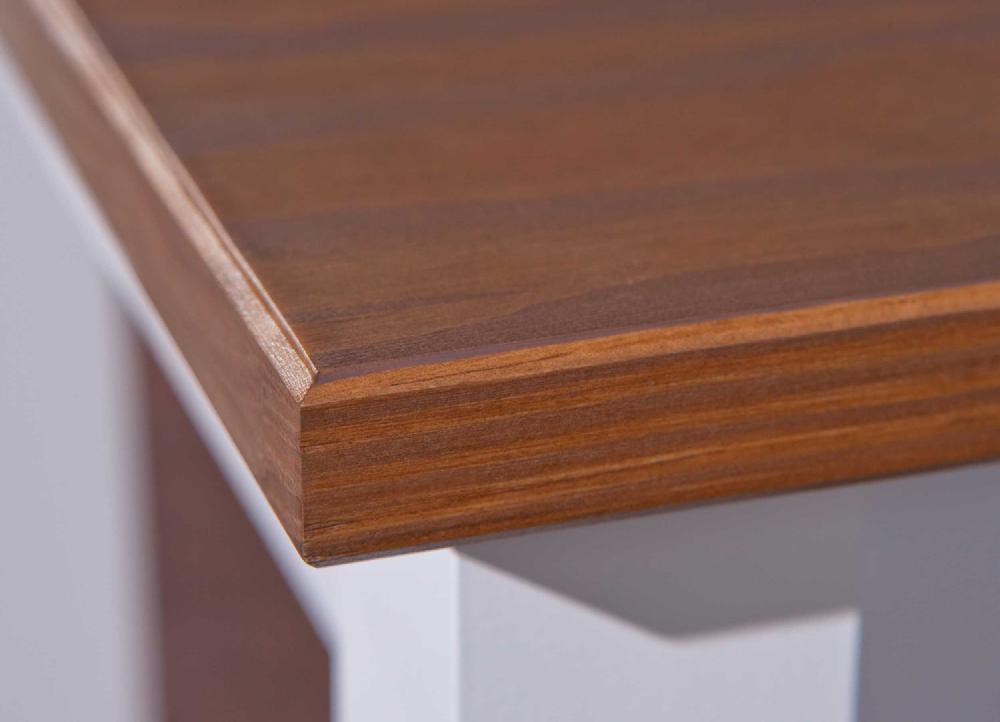 Emob Eettafel Westerland 160x90cm Landelijk - Wit/bruin