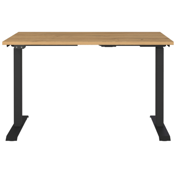 Emob Elektrisch Verstelbaar Bureau Cornel - 120x80x72cm - Eikdecor/zwart