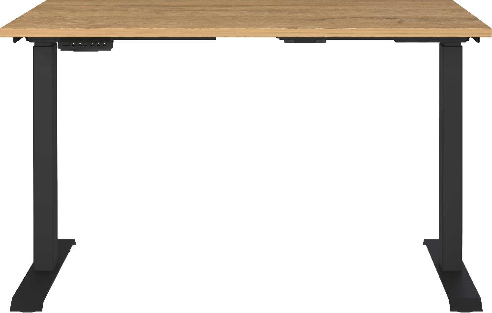 Emob Elektrisch Verstelbaar Bureau Cornel - 120x80x72cm - Eikdecor/zwart