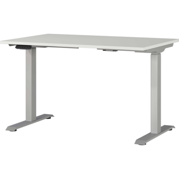 emob Elektrisch verstelbaar bureau Cornel - 120x80x72cm - lichtgrijs