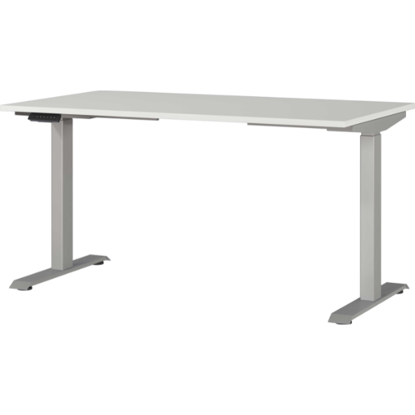 emob Elektrisch verstelbaar bureau Cornel - 140x80x72cm - lichtgrijs