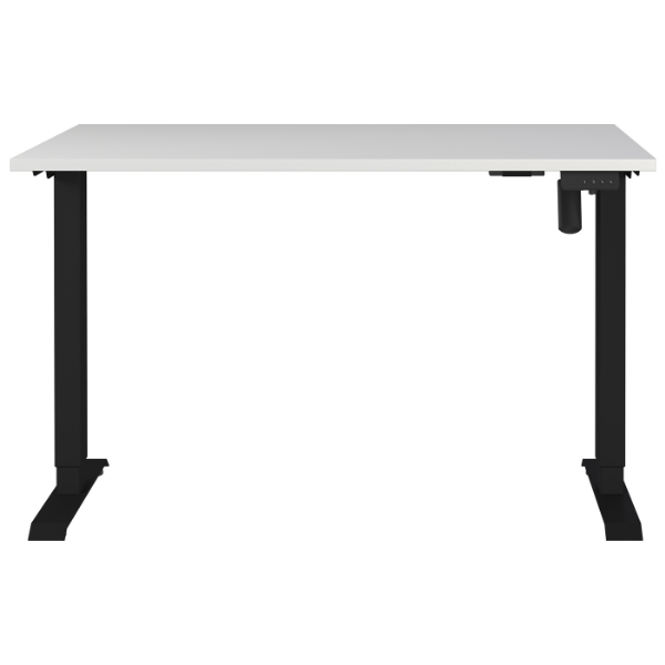 Emob Elektrisch Verstelbaar Bureau Ergoflex - 120x80x120cm - Lichtgrijs/zwart