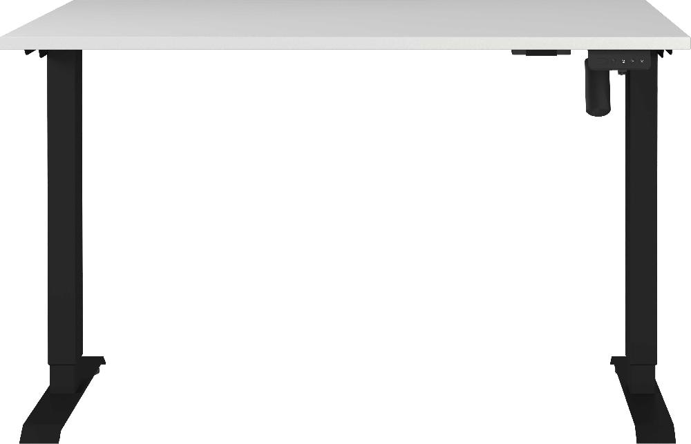 Emob Elektrisch Verstelbaar Bureau Ergoflex - 120x80x120cm - Lichtgrijs/zwart