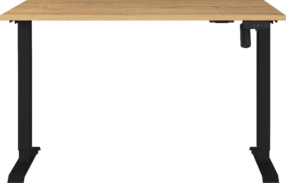 Emob Elektrisch Verstelbaar Bureau Ergoflex - 120x80x120cm - Eikdecor/zwart