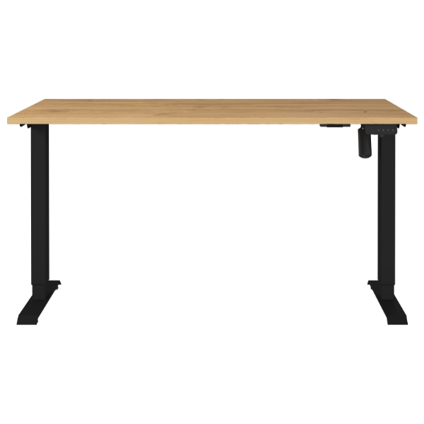 Emob Elektrisch Verstelbaar Bureau Ergoflex - 140x80x120cm - Eikdecor/zwart