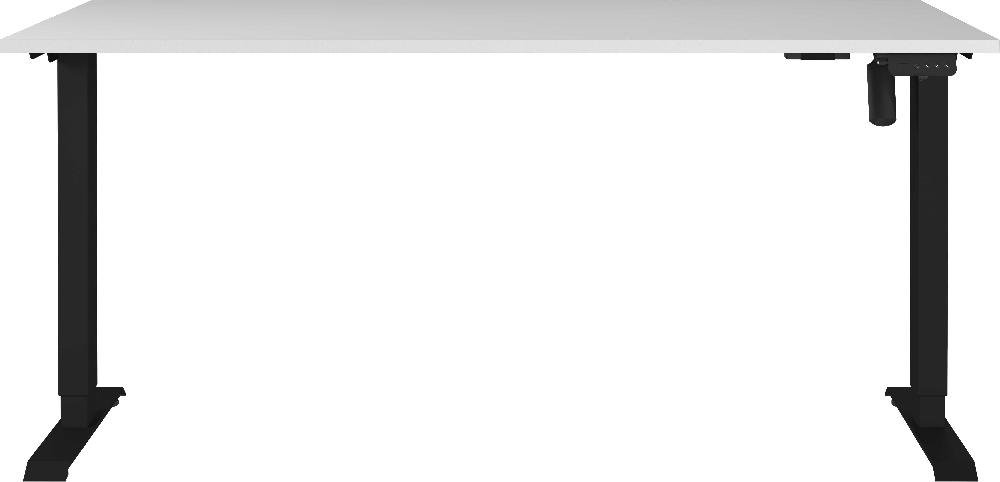 Emob Elektrisch Verstelbaar Bureau Ergoflex - 160x80x120cm - Lichtgrijs/zwart