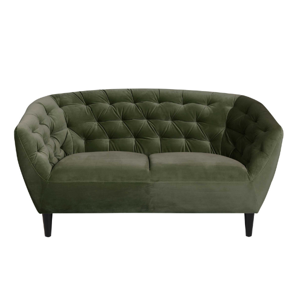 emob 2-zitbank Isiah 150cm - groen