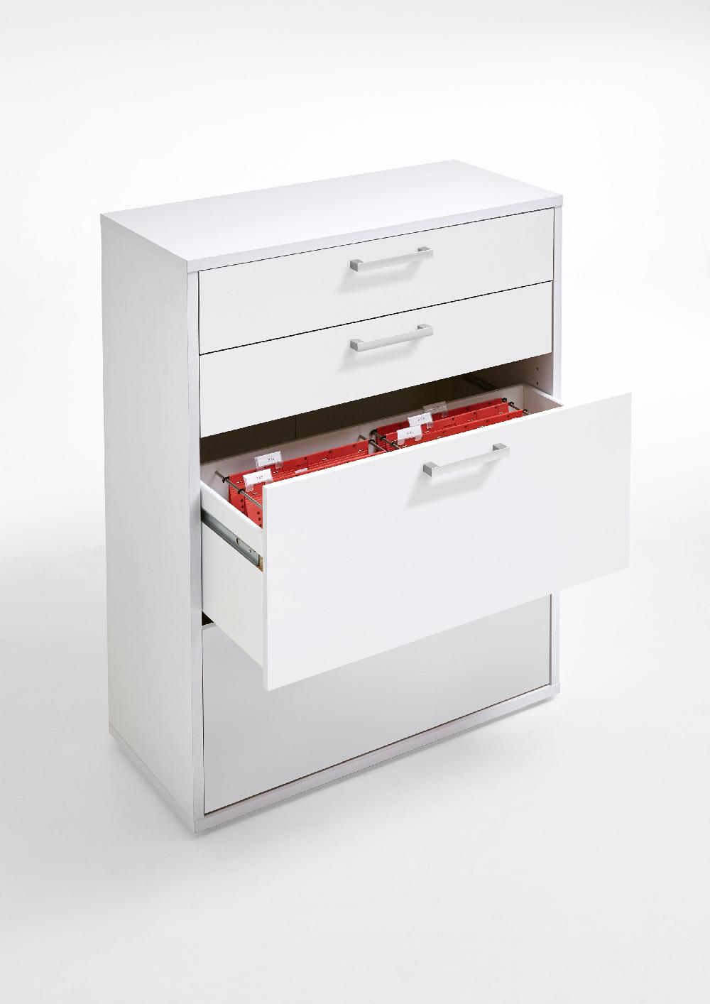 Emob 4 Lades Gabi - Hoogglans Wit