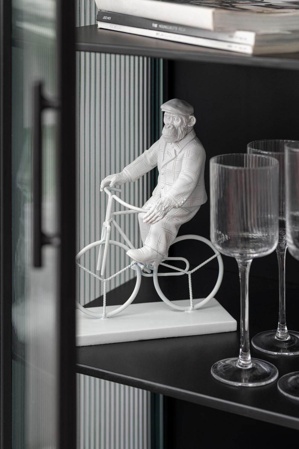 Emob Aap Fiets Poly Wit Small