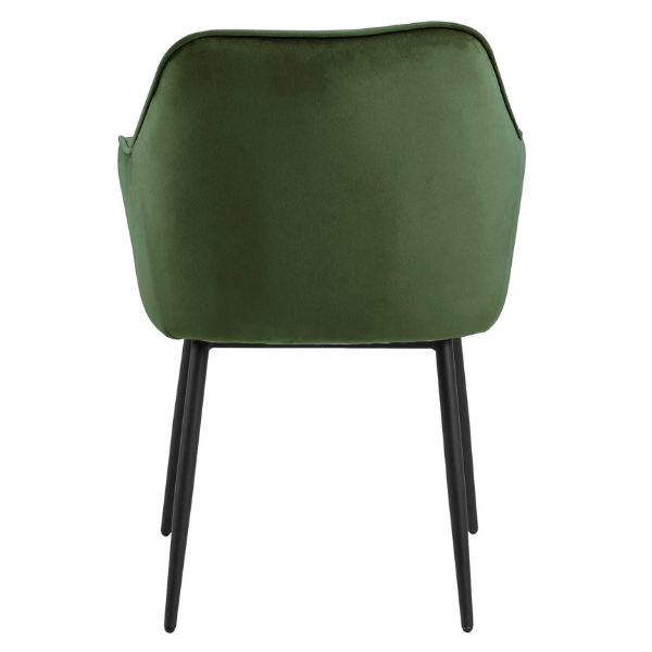 Emob Armstoel Lynn - Bosgroen/zwart