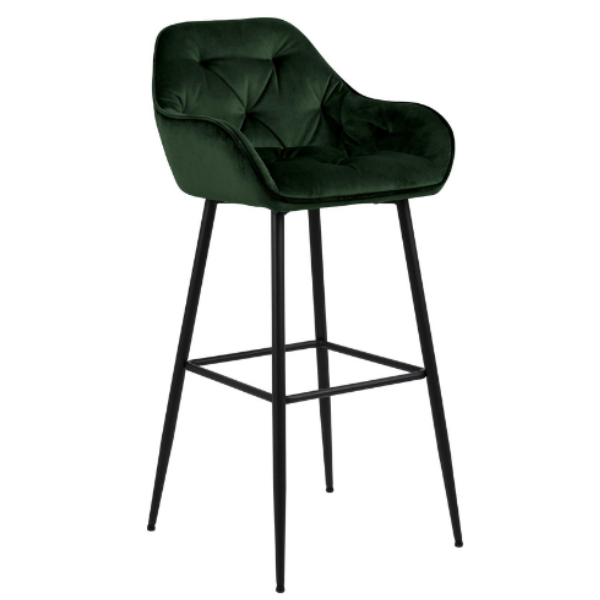 emob Barstoel Bridget - groen/zwart