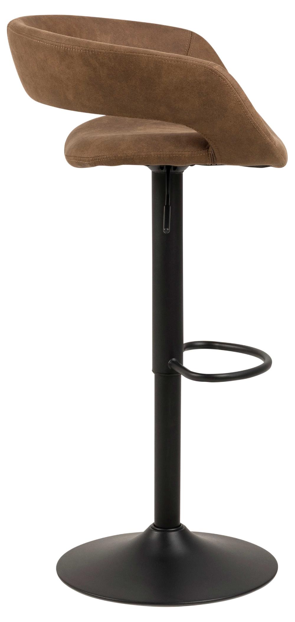 Emob Barstoel Dusty - Bruin/zwart