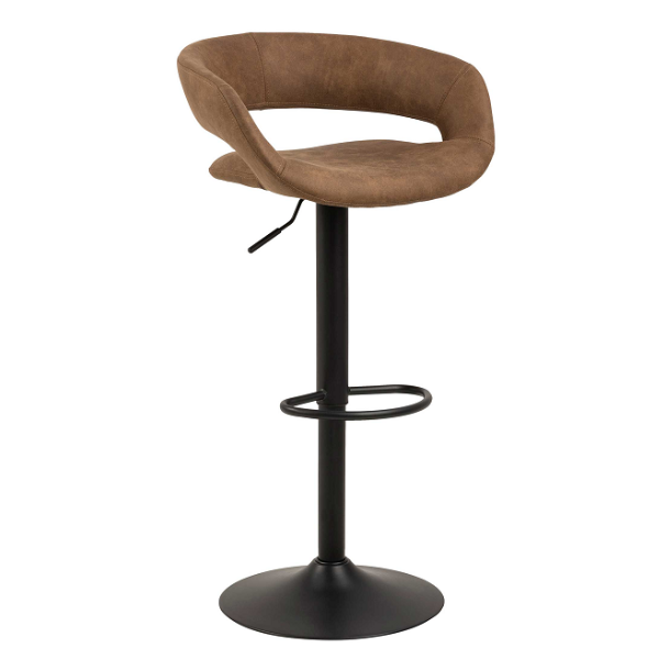 emob Barstoel Dusty - bruin/zwart