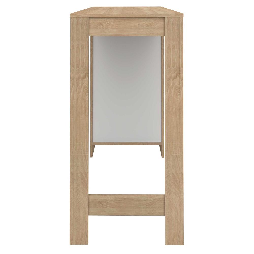 Emob Bartafel Aravis 115x50 Met Opbergruimte - Eik