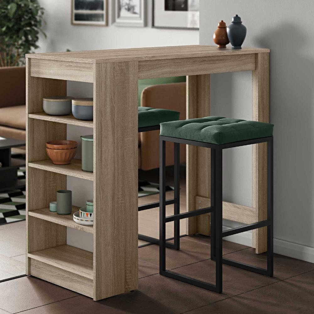 emob Bartafel Aravis 115x50 met opbergruimte - eik