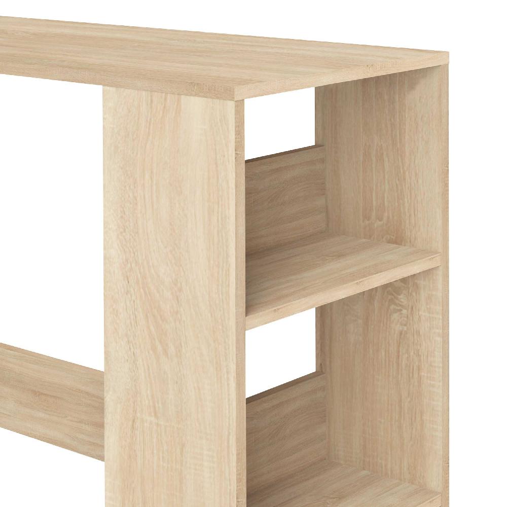 Emob Bartafel Carnilla 94x40 Met Opbergruimte - Eik