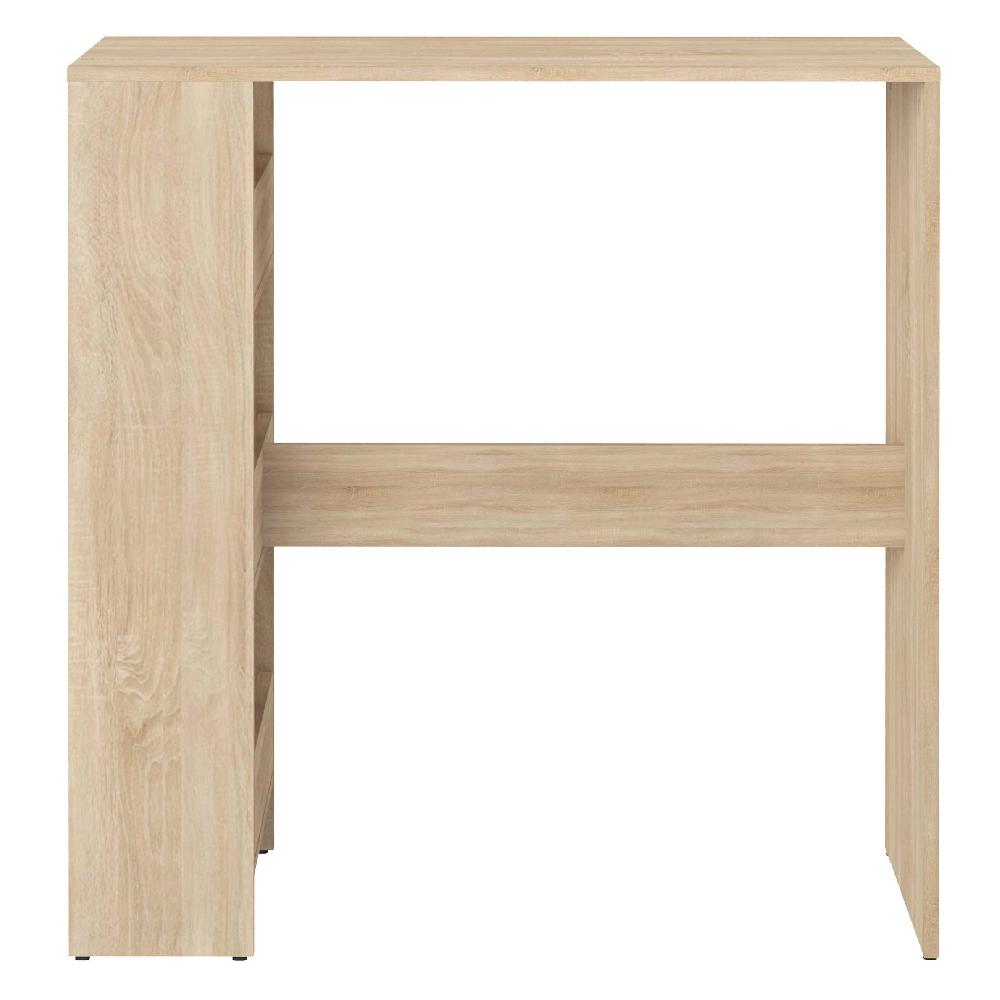 Emob Bartafel Carnilla 94x40 Met Opbergruimte - Eik