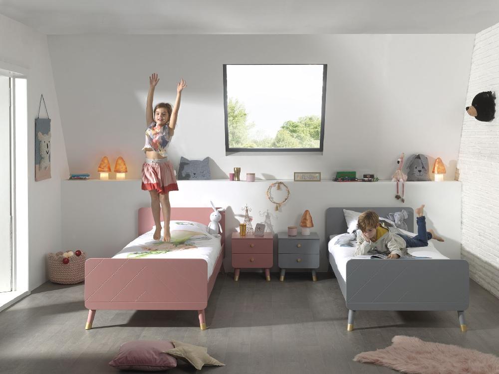 Emob Bed Billy 90x200 - Grijs