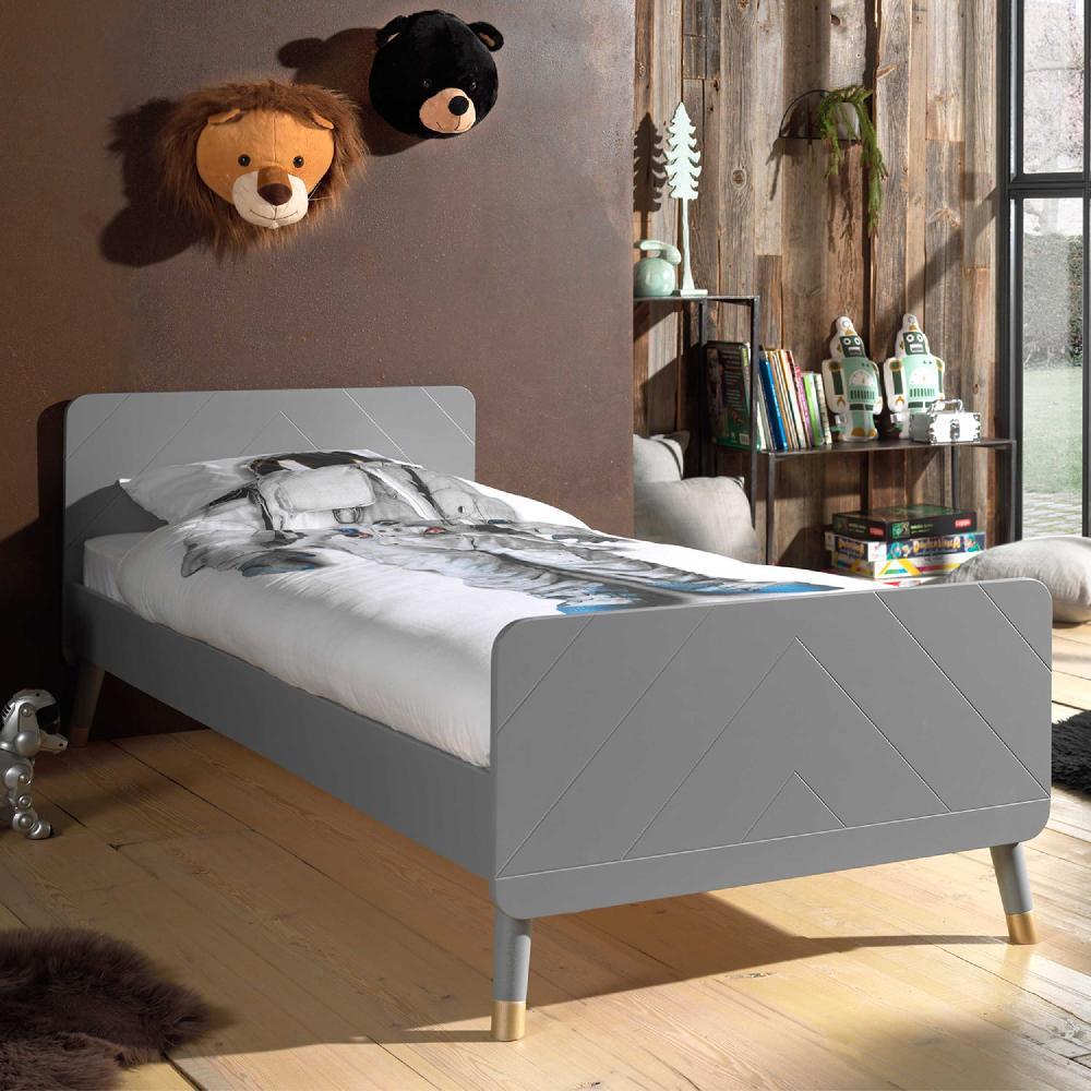 emob Bed Billy 90x200 - grijs