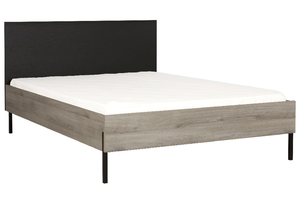 Emob Bed Castle 160x200 - Eik/zwart