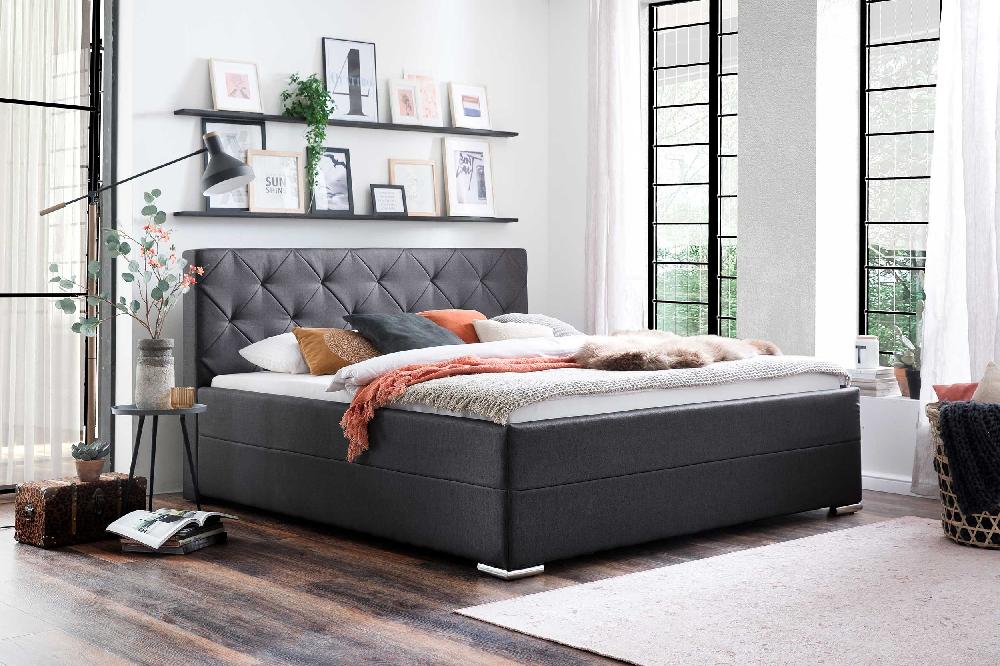 Emob Bed Citris 180x200 - Antraciet