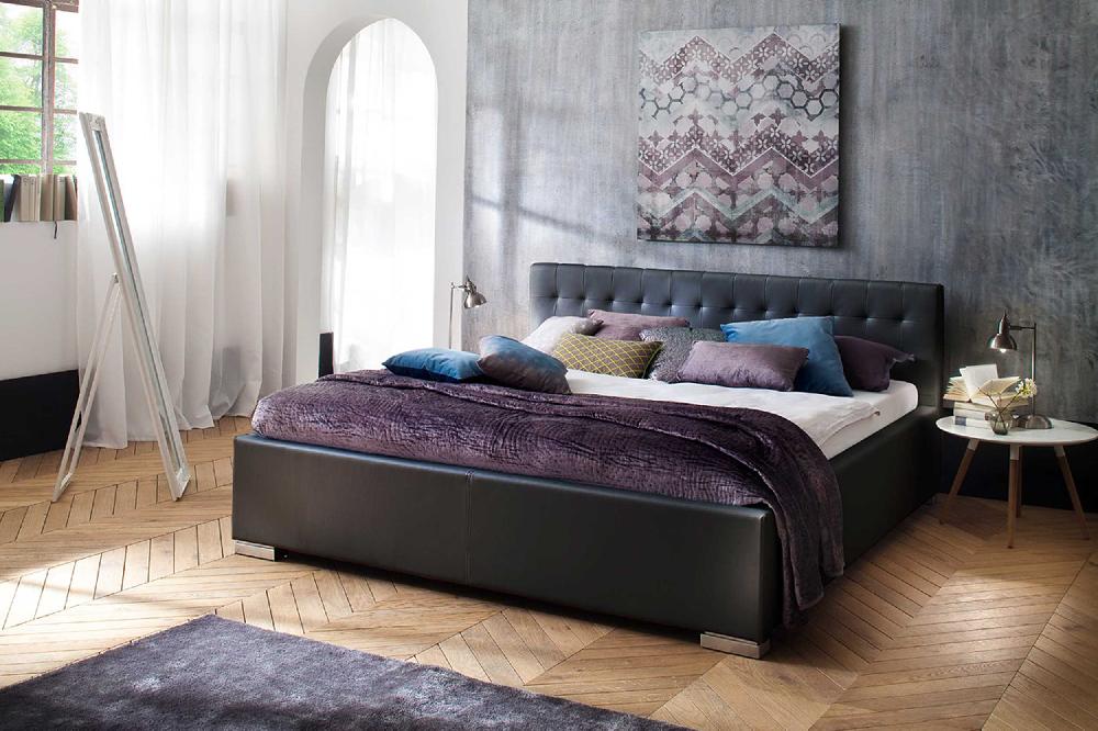 Emob Bed Delphine 140x200 - Zwart