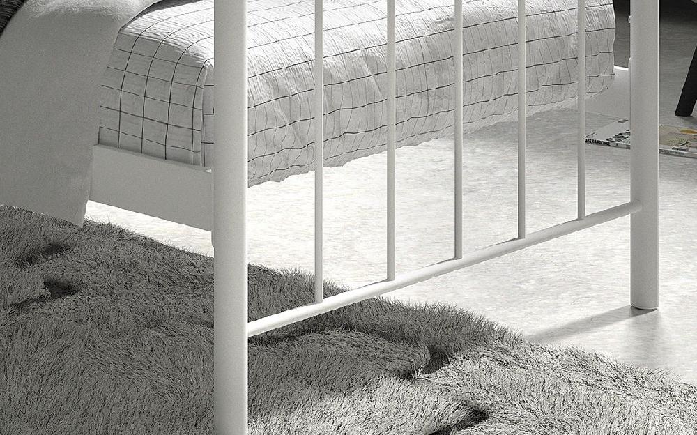 Emob Bed Liza 90x200 Met Lattenbodem - Wit