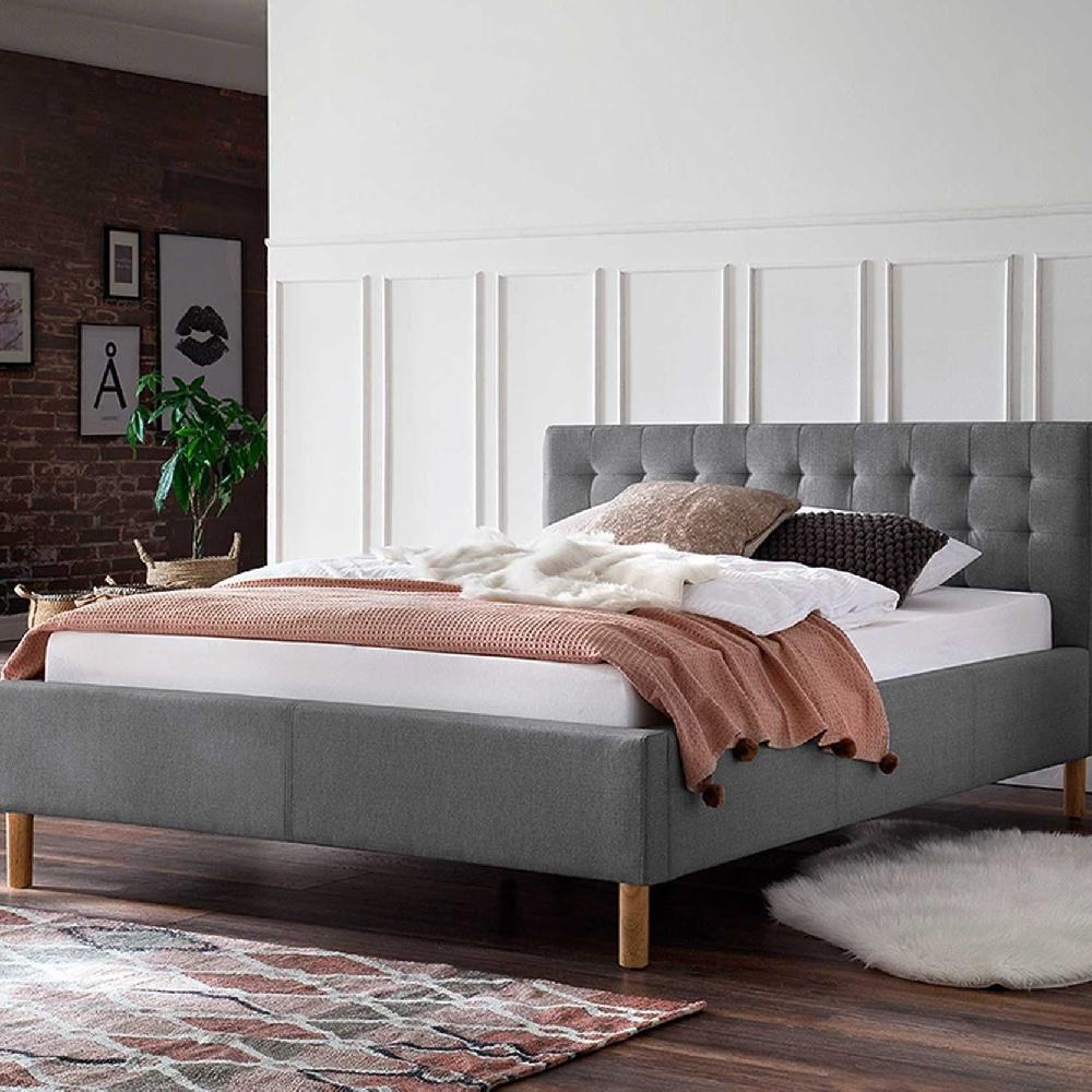 emob Bed Marilou 120x200 - grijs