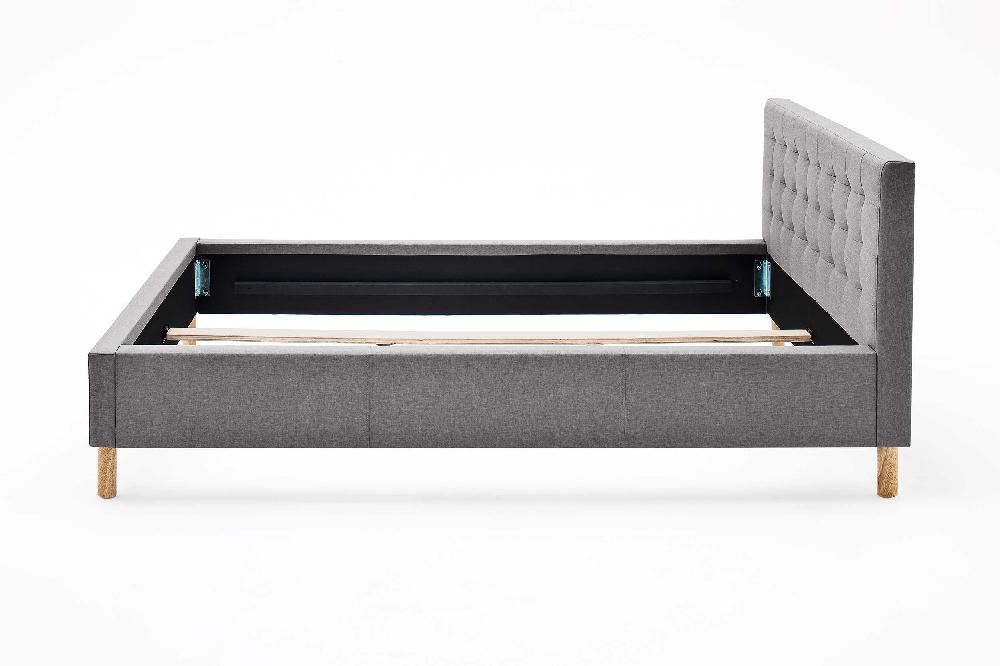 Emob Bed Marilou 140x200 - Grijs