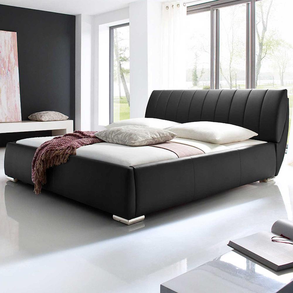 emob Bed met opbergruimte Davos 180x200 - zwart