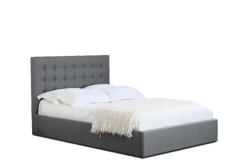 Emob Bed Met Opbergruimte Lucio 160x200 - Grijs
