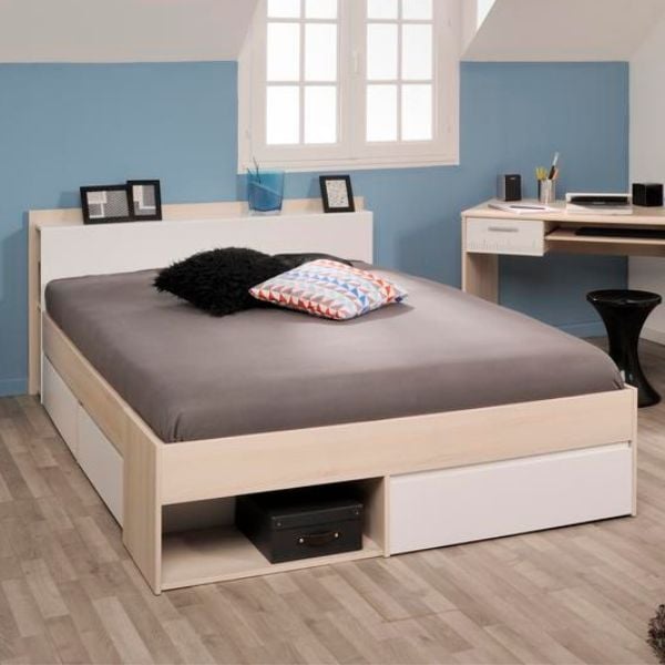 emob Bed Most 160x200cm met lades - acacia