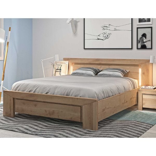 Emob Bed Raltas 180x200 - Eik